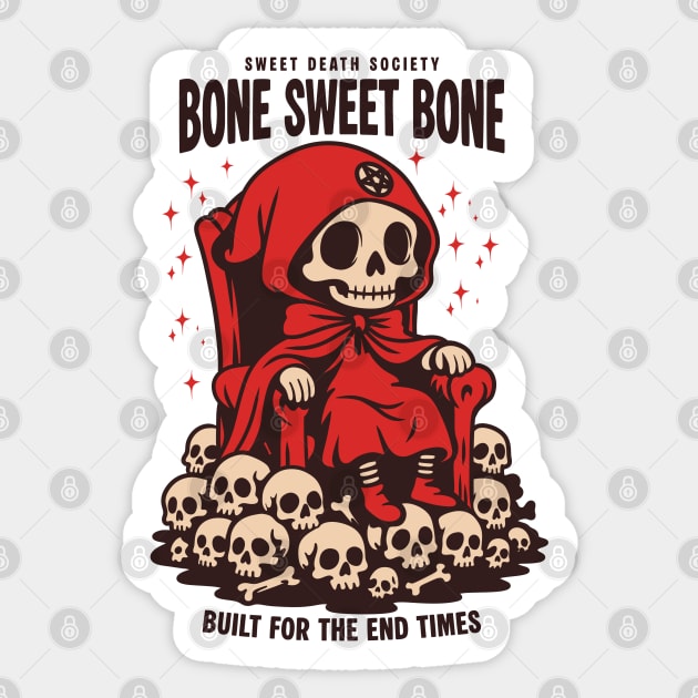 BONE SWEET BONE Sticker by artslaves